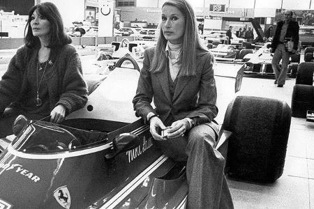 Show-Star Juliette Greco (links) und Nina Rindt.