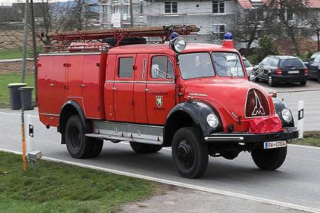 Das Magirus Löschfahrzeug Merkur LF 16.