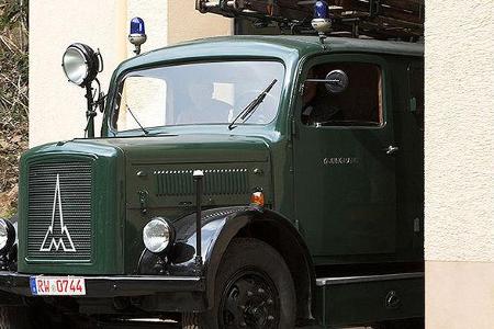 Ein weiteres Löschfahrzeug: Magirus LF 8/16 von 1941.