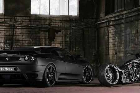 Novitec Rosso präsentiert auf der IAA neben einem modifizierte ...