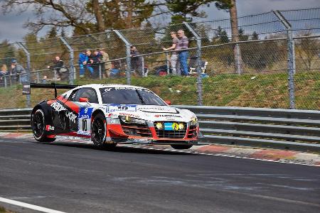 Prosperia Abt #10 Audi R8 LMS ultra - 24h Qualirennen - Nrburgring Nordschleife - 06. April 2014