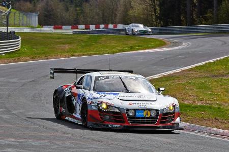 Prosperia Abt #9 Audi R8 LMS ultra - 24h Qualirennen - Nrburgring Nordschleife - 06. April 2014