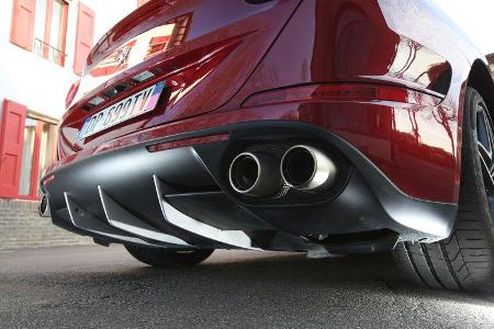 Ferrari California T, Auspuff, Endrohre