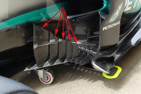 Mercedes - Technik - GP England / GP Österreich - Formel 1 - 2016