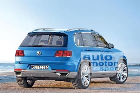 Tiguan XL, Heckansicht