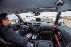 Kia Soul EV, autonomes Fahren, Kia Drive Wise, CES 2016, Las Vegas