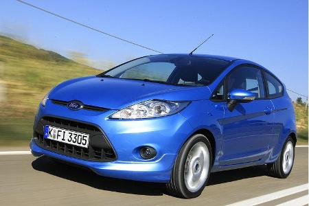 Die Behändigkeit des Fiesta ist besonders ausgeprägt beim hier gezeigten Sport-Modell, ...