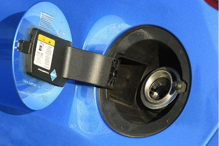 Praktisches Ford-Detail: Tankklappe ohne separaten Deckel.