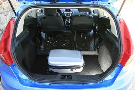 Der Kofferraum fasst 295 Liter â ein sehr gutes Maß in der Kleinwagenklasse.