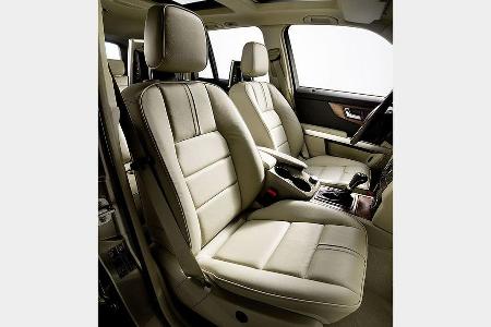 Komfort bietet der GLK dank der guten Federung und bequemen Sitzen.