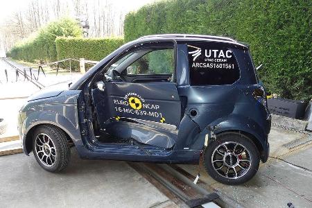 Quadricycles & Microcars im EuroNCAP Crashtest