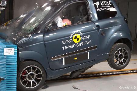 Quadricycles & Microcars im EuroNCAP Crashtest