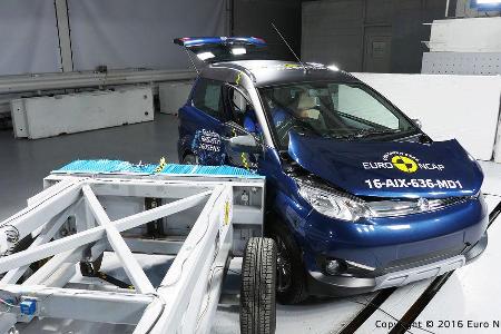 Quadricycles & Microcars im EuroNCAP Crashtest