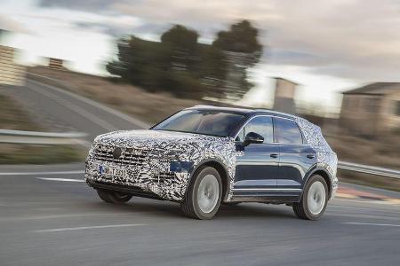 VW Touareg III (2018) Covered Drive / Abnahmefahrt SPERRFRIST 01.03.2018