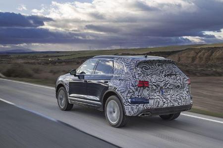 VW Touareg III (2018) Covered Drive / Abnahmefahrt SPERRFRIST 01.03.2018