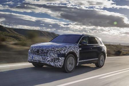 VW Touareg III (2018) Covered Drive / Abnahmefahrt SPERRFRIST 01.03.2018