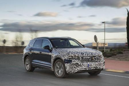 VW Touareg III (2018) Covered Drive / Abnahmefahrt SPERRFRIST 01.03.2018