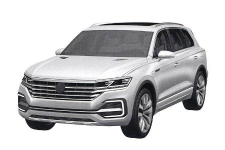 VW Touareg Patentamtbilder