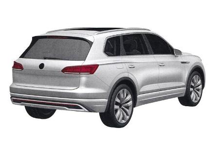 VW Touareg Patentamtbilder