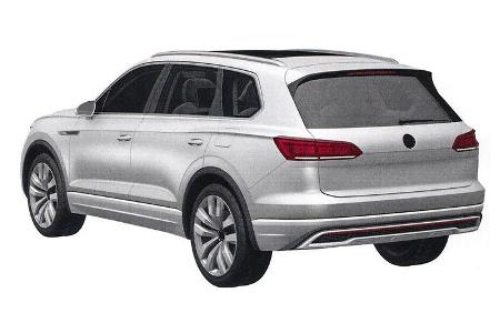VW Touareg Patentamtbilder