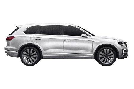 VW Touareg Patentamtbilder
