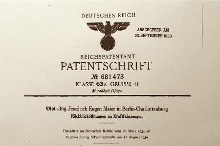 Volks-Wagen Prototyp, Friedrich Eugen Maier, Historie