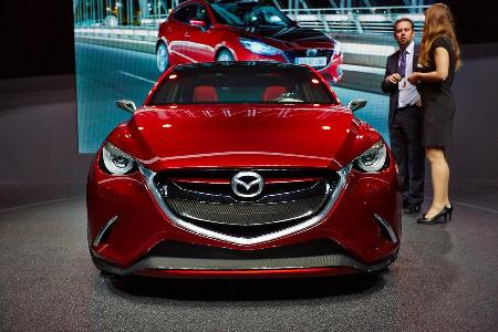 Mazda 2 Hazumi, Messe, Genf, 2014, Sitzprobe, Jochen Knecht