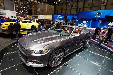Ford Mustang GT Cabrio, Genfer Autosalon, Messe, 2014, Genfer Autosalon, Messe, 2014