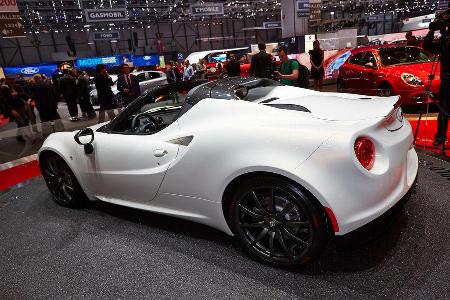 Alfa Romeo 4C Cabrio, Genfer Autosalon, Messe, 2014