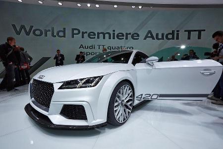 Audi TT Quattro Sport Concept, Genfer Autosalon, Messe, 2014, Genfer Autosalon, Messe, 2014