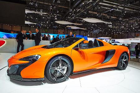 McLaren 650S Spider, Genfer Autosalon, Messe, 2014
