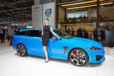 Jaguar XFR-S Sportbrake, Genfer Autosalon, Messe, 2014, Genfer Autosalon, Messe, 2014