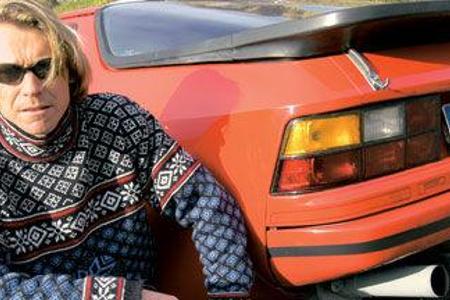Oliver Rhode und sein Porsche 924 Carrera GT.