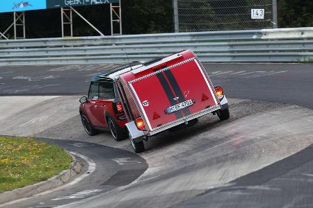 Mini Clubmann Cooper SD mit Cowley, Heckansicht