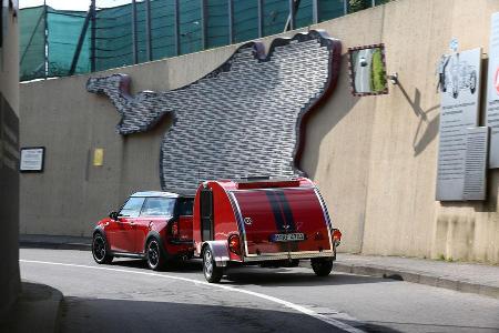 Mini Clubmann Cooper SD mit Cowley, Heckansicht