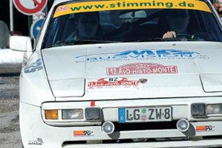 5.000 Euro für ein Rallyegefährt: Porsche 944 von Bartsch/Thiele.