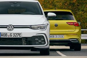 VW Golf eHybrid und GTE, ams 0221 Vergleich