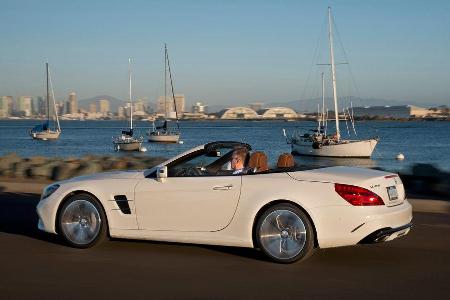 Mercedes SL 400, Seitenansicht