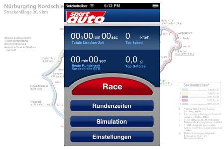 Am Ende des Rennens erfolgt die Auswertung mit zahlreichen Daten aus dem Verlauf der Fahrt.