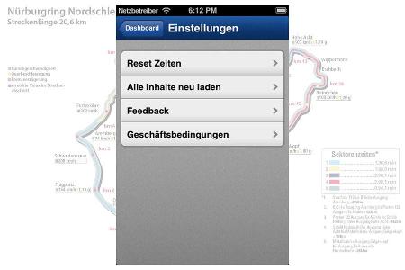 Im Einstellungs-Menü kann jeder User sein Feedback zur App abgeben und die ...