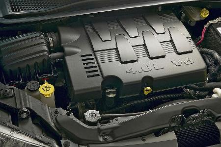 Ein Vierliter-V6 treibt den Voyager voran.