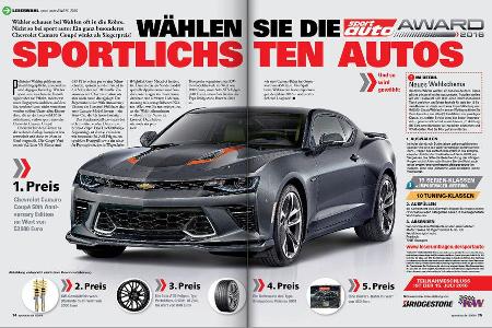 sport auto Award 2016