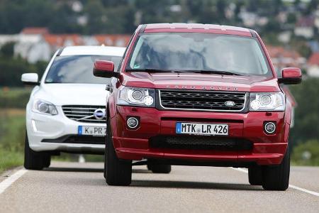Land Rover Freelander, Volvo XC 60, Frontansicht