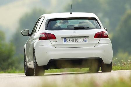Peugeot 308 125 THP, Heckansicht