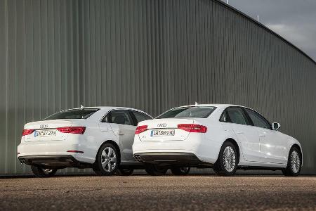 Audi A3 2.0 TDI, Audi A4 2.0 TDI, Heckansicht