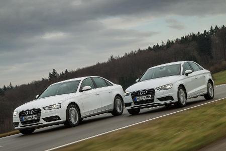 Audi A3 2.0 TDI, Audi A4 2.0 TDI, Frontansicht