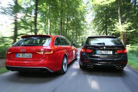 Audi RS4 Avant, Alpina B3 Biturbo Touring Allrad, Heckansicht