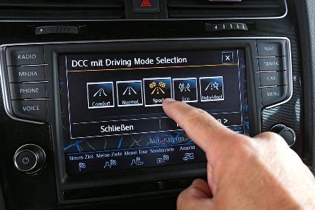 VW Golf GTI Performance, Touch-Screen