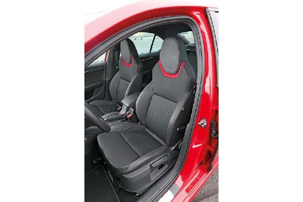 Skoda Octavia RS, Fahrersitz
