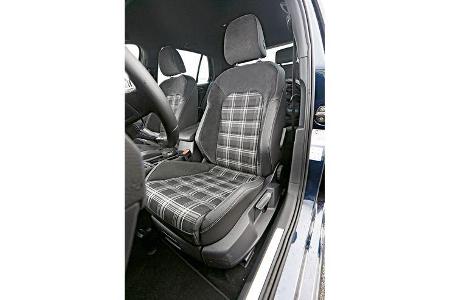 VW Golf GTD, Fahrersitz